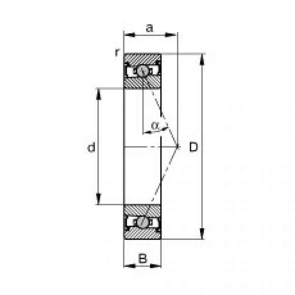 Rodamiento HCS7021-E-T-P4S FAG #1 image