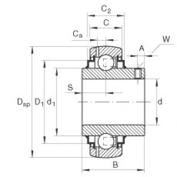 Rodamiento GY1010-KRR-B-AS2/V INA #1 image