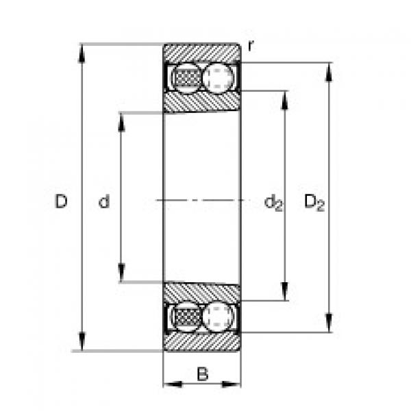 Rodamiento 2209-K-2RS-TVH-C3 FAG #1 image