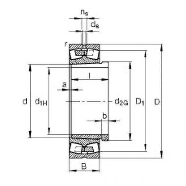 Rodamientos 23940-S-K-MB + AH3940 FAG #1 image