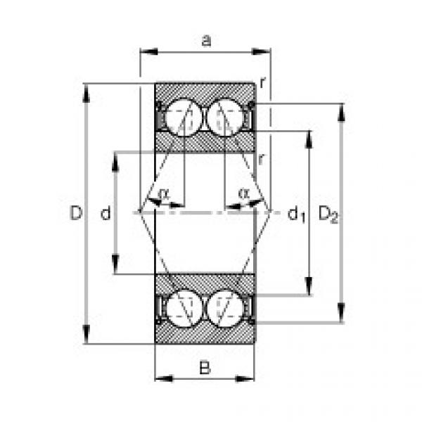 Rodamiento 3004-B-2Z-TVH FAG #1 image