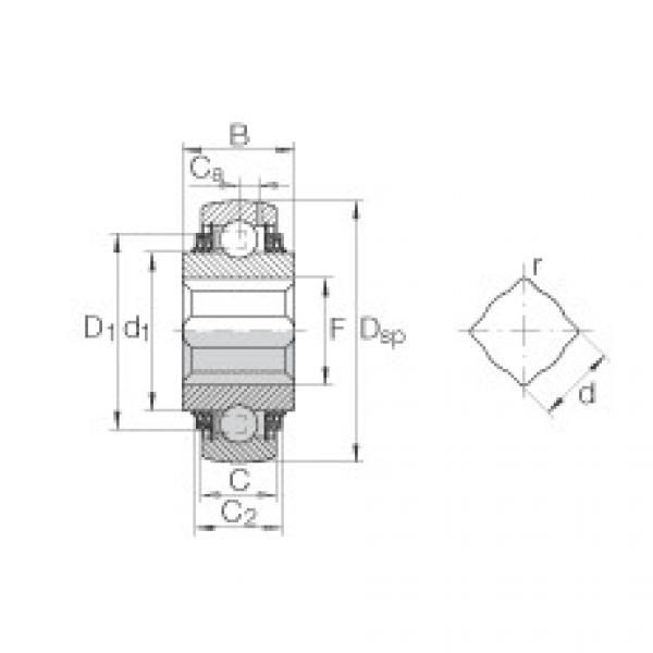 Rodamiento GVK102-208-KTT-B-AH10-AS2/V INA #1 image