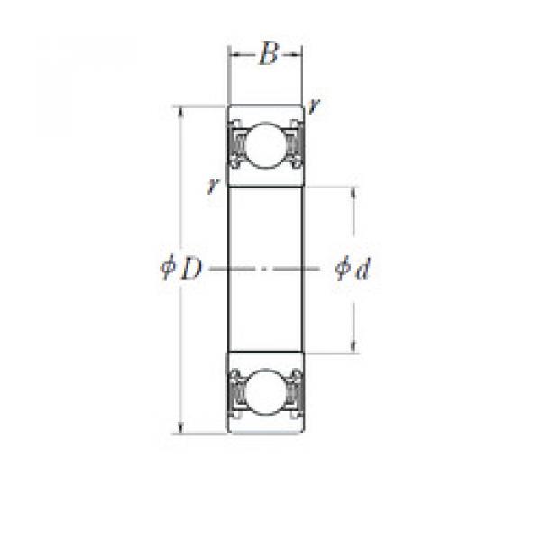 Rodamiento 6204DDU NSK #1 image