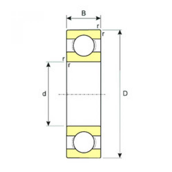 Rodamiento 618/1320F3 ISB #1 image