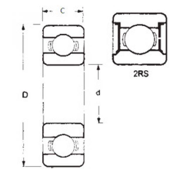 Rodamiento 16001-2RS FBJ #1 image