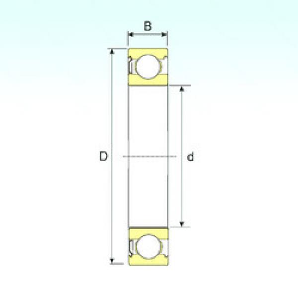 Rodamiento 6009-Z ISB #1 image