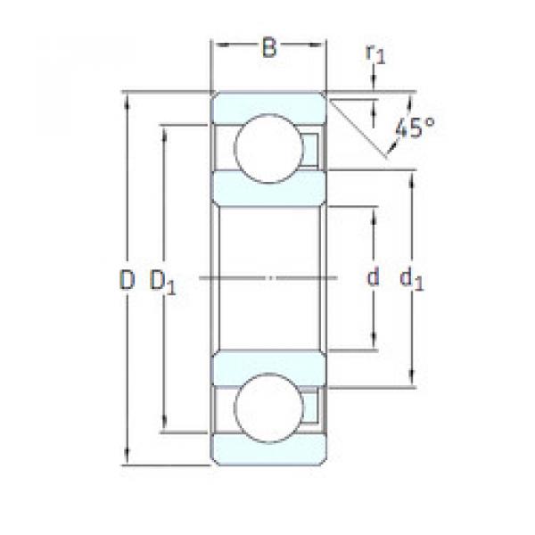 Rodamiento 6010/HR11QN SKF #1 image