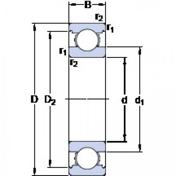 Rodamiento 61821 SKF #1 image