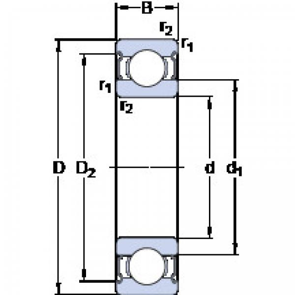 Rodamiento 6005-2Z SKF #1 image