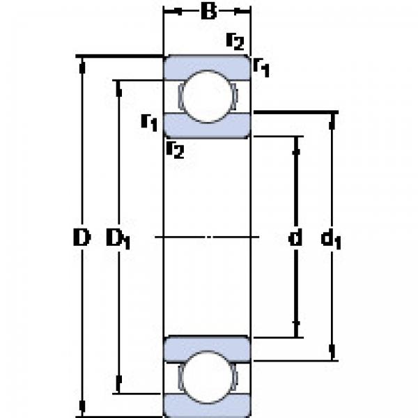 Rodamiento 306890 SKF #1 image