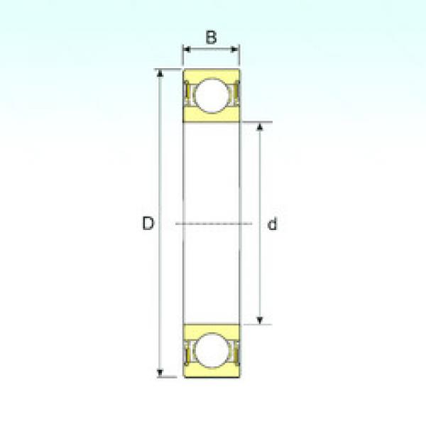 Rodamiento 6002-2RS ISB #1 image