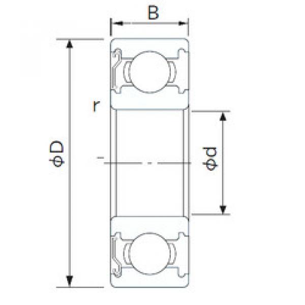 Rodamiento 6326Z NACHI #1 image