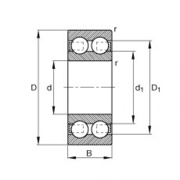 Rodamiento 4200-B-TVH FAG #1 image