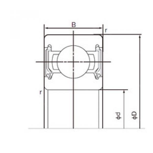 Rodamiento 6006-2NSE NACHI #1 image