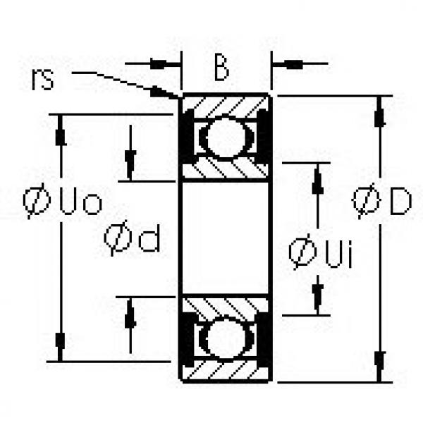 Rodamiento 6016-2RS AST #1 image