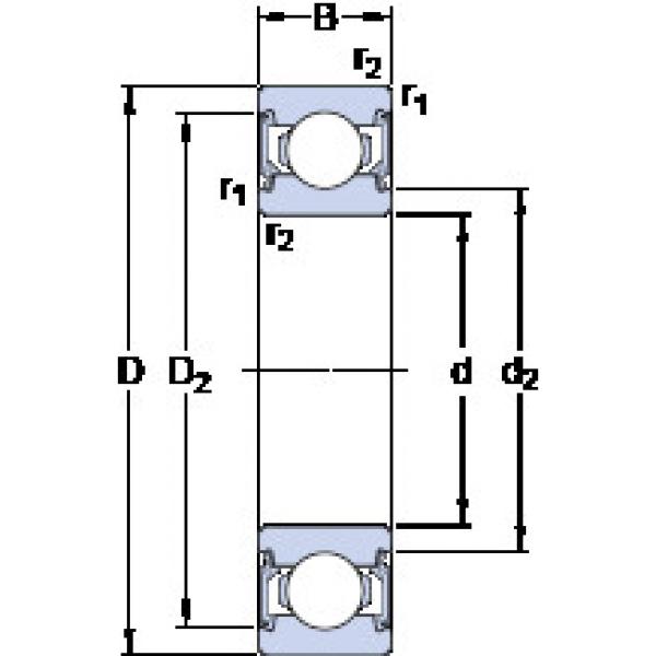 Rodamiento 6003-2RSLTN9/HC5C3WT SKF #1 image