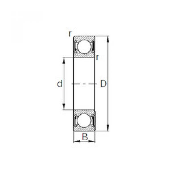 Rodamiento 6005UU KBC #1 image