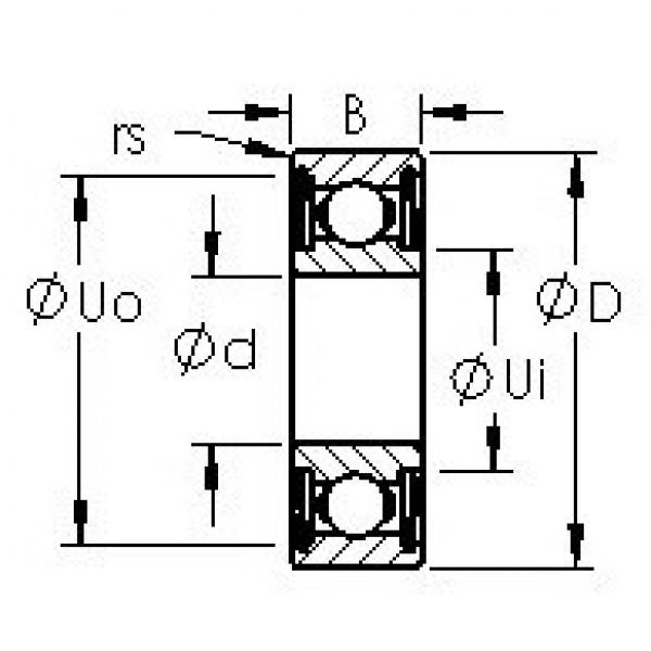 Rodamiento SMR84ZZ AST #1 image