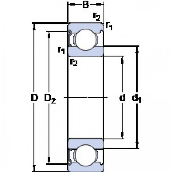 Rodamiento 6224-Z SKF #1 image