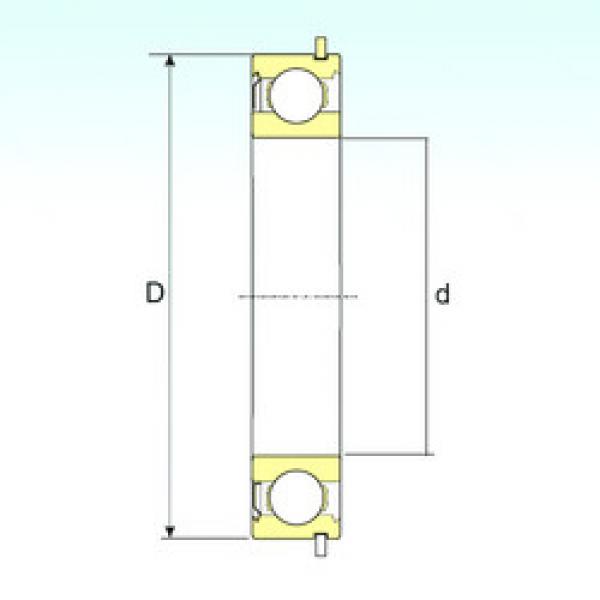 Rodamiento 6206-ZNR ISB #1 image