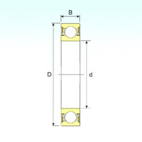 Rodamiento 61820-2RZ ISB #1 image