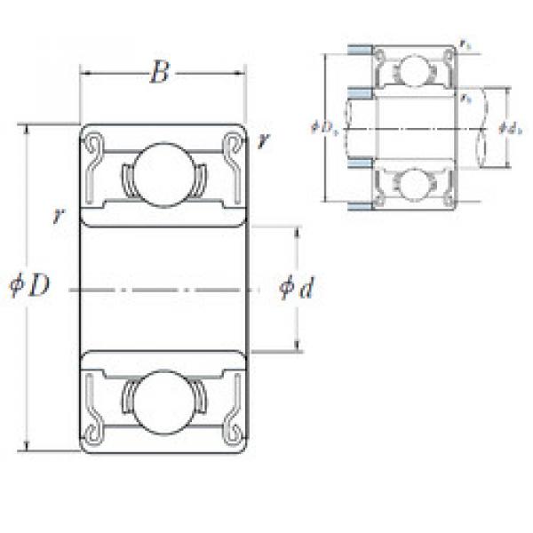 Rodamiento 686 AZZ NSK #1 image