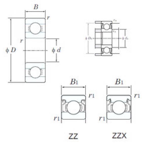 Rodamiento WML7013ZZ KOYO #1 image