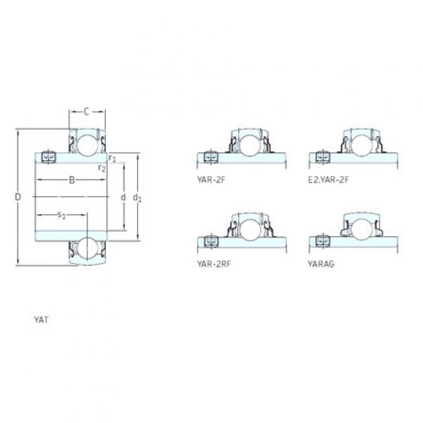 Rodamiento YAR207-107-2F SKF #1 image