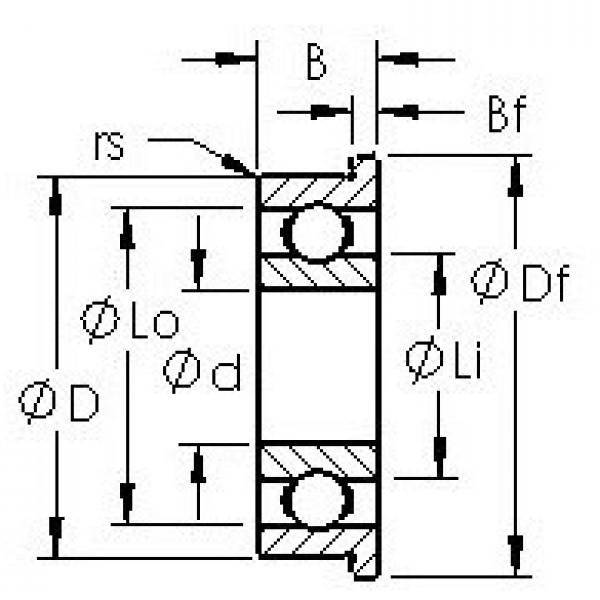 Rodamiento F626H AST #1 image