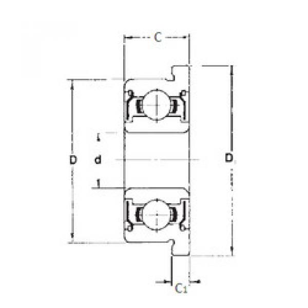 Rodamiento F627ZZ FBJ #1 image