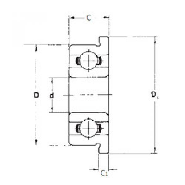 Rodamiento FR144 FBJ #1 image