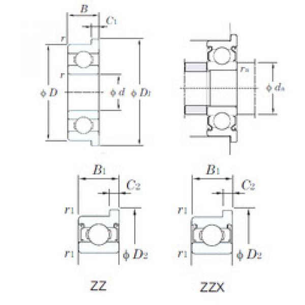 Rodamiento F606ZZ KOYO #1 image