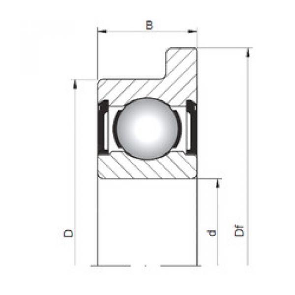 Rodamiento FL60/2,5 ZZ ISO #1 image