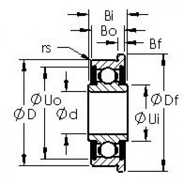 Rodamiento SFRW1810-TT AST #1 image