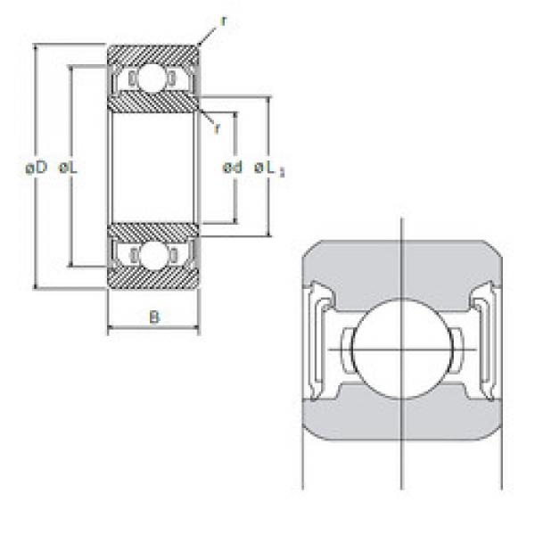 Rodamiento R-1340DD NMB #1 image