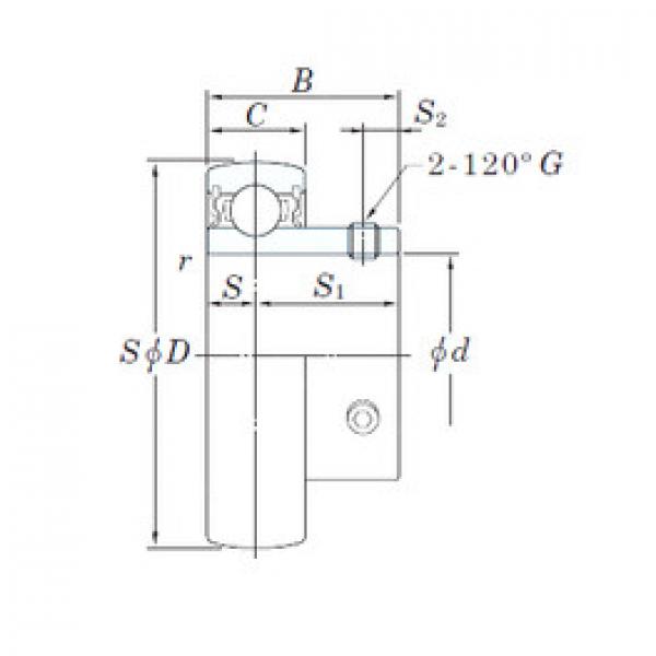 Rodamiento UC202L2 KOYO #1 image