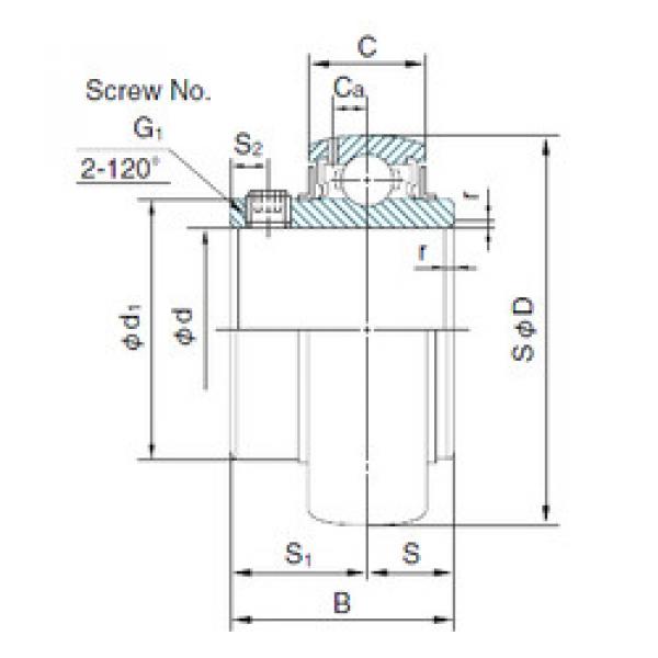 Rodamiento UCX10 NACHI #1 image