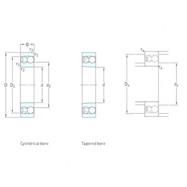 Rodamiento 1308ETN9 SKF #1 image