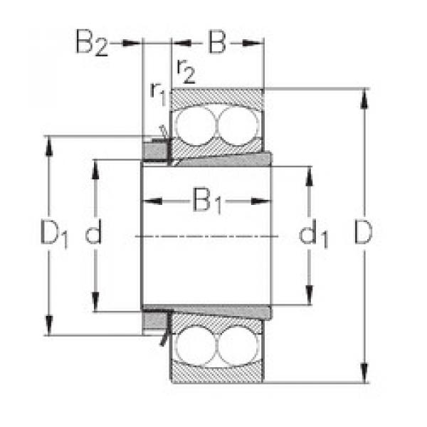 Rodamiento 2213-K+H313 NKE #1 image