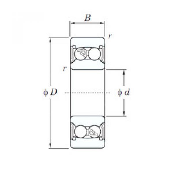 Rodamiento 2200-2RS KOYO #1 image