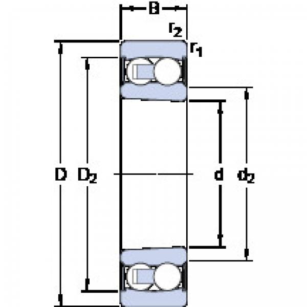 Rodamiento 2307 E-2RS1KTN9 SKF #1 image