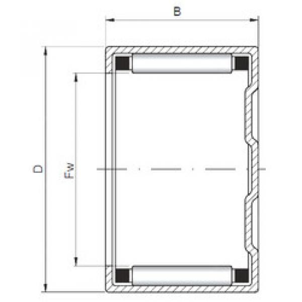 Rodamiento BK081414 ISO #1 image