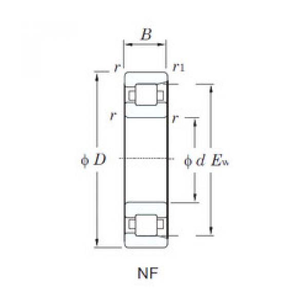 Rodamiento NF312 KOYO #1 image