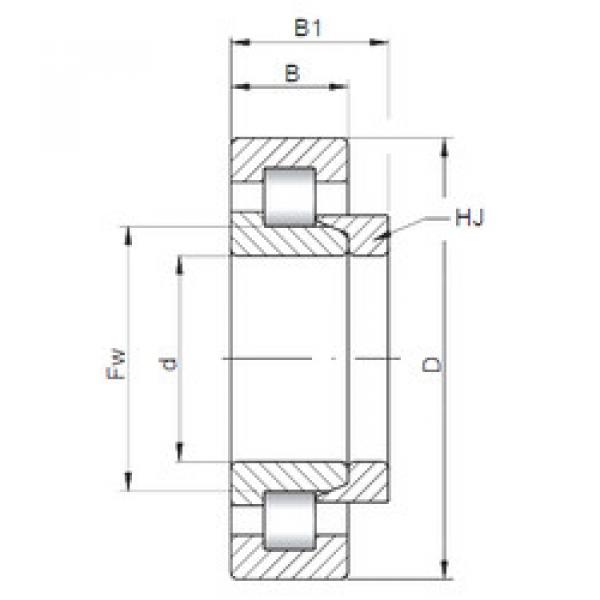 Rodamiento NH1052 CX #1 image