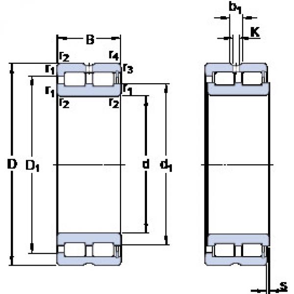 Rodamiento NNCF 5032 CV SKF #1 image