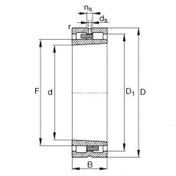 Rodamiento NNU4936-S-K-M-SP FAG #1 image