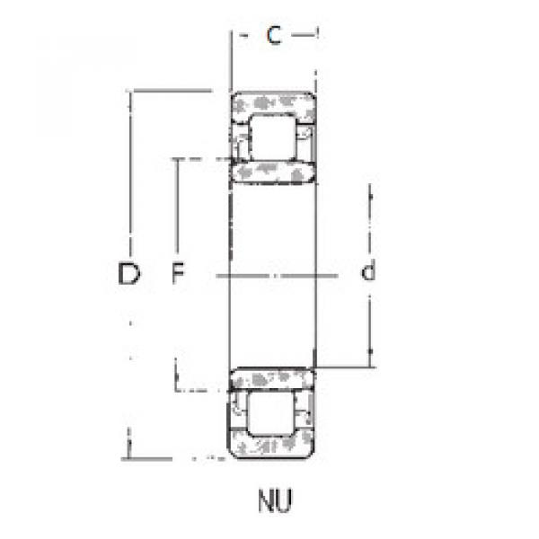 Rodamiento NU1015 FBJ #1 image