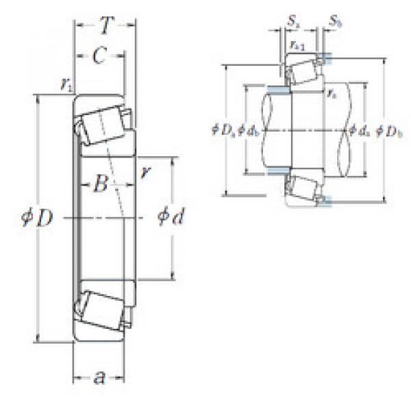 Rodamiento HR32028XJ NSK #1 image