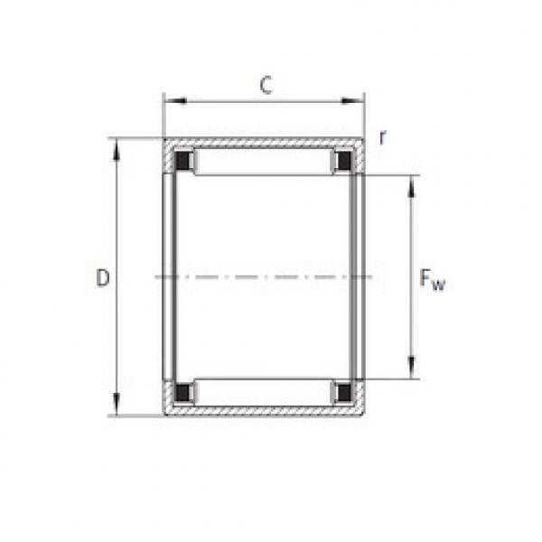 Rodamiento HK6020 INA #1 image