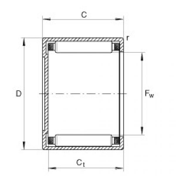 Rodamiento BK2216 INA #1 image